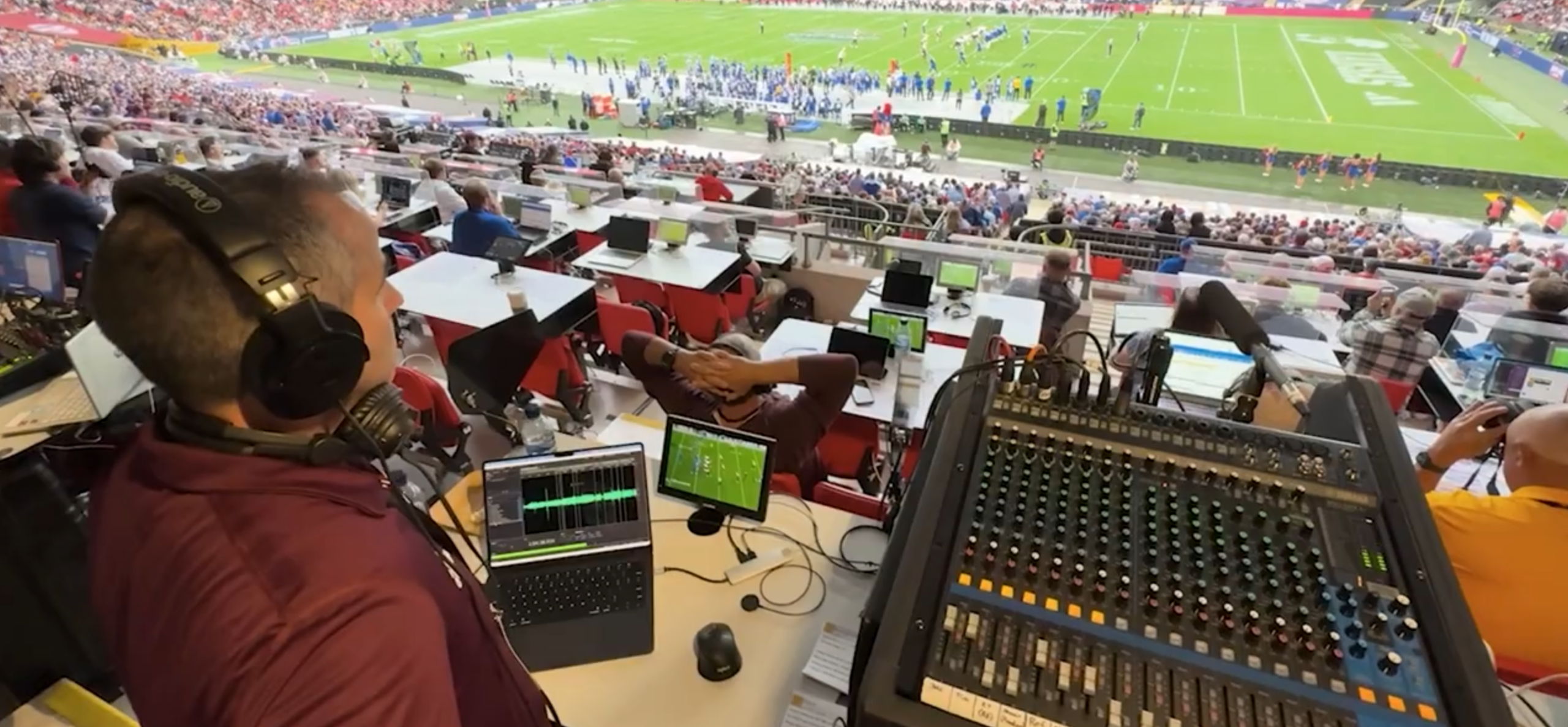 ASU all access offers a look behind the mic at Wembley Stadium