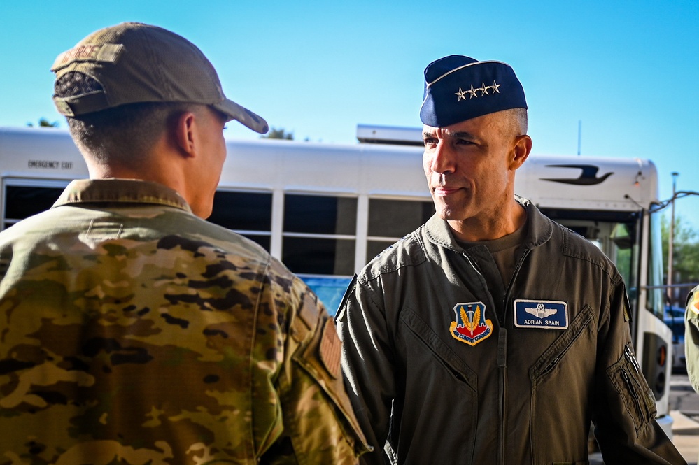 Commander of Air Combat Command visits Luke AFB