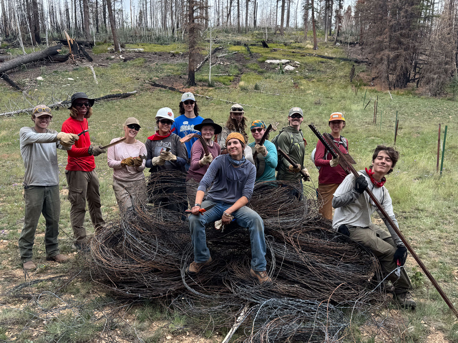 Grand Canyon Semester students assist on the North Rim