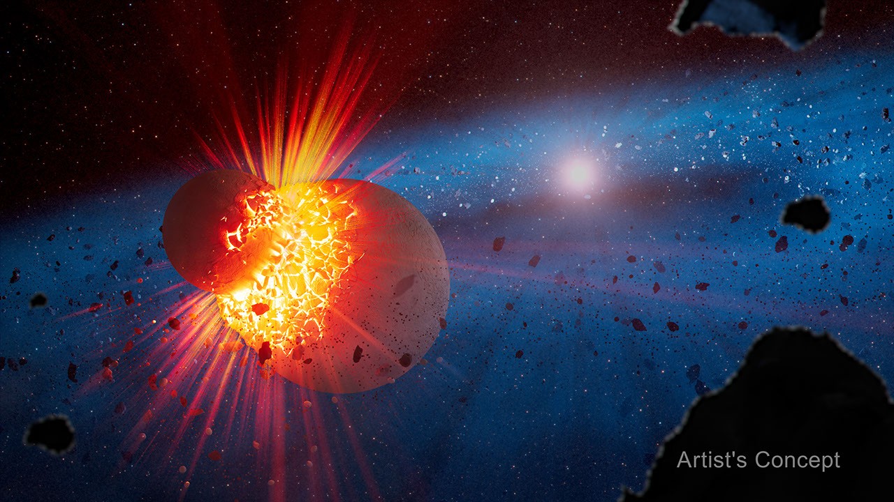 NASA's Webb telescope reveals insights on planet shattering collisions