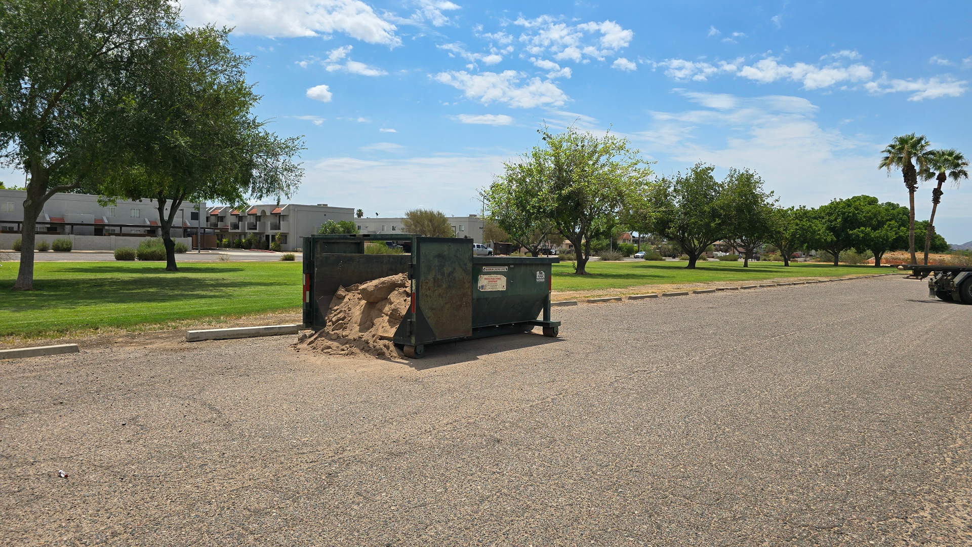 Officials make sand available for sandbags ahead of forecasted storms